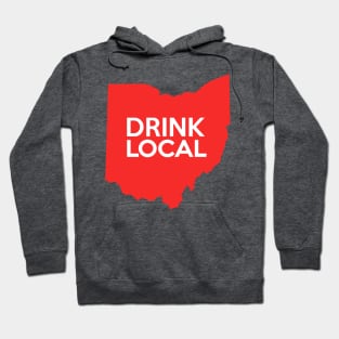 Ohio Drink Local OH Red Hoodie